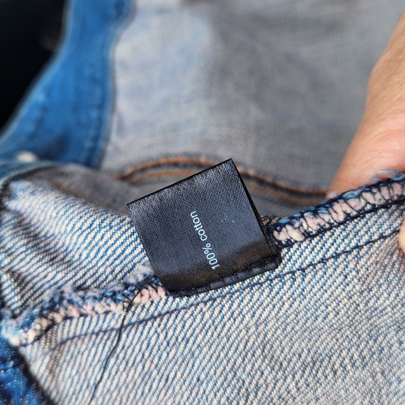 The Limited Blue Denim Button-Front Jean Jacket MEDIUM Like New - Picture 6 of 9